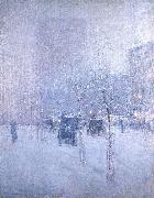 Childe Hassam, Late Afternoon, New York, Winter